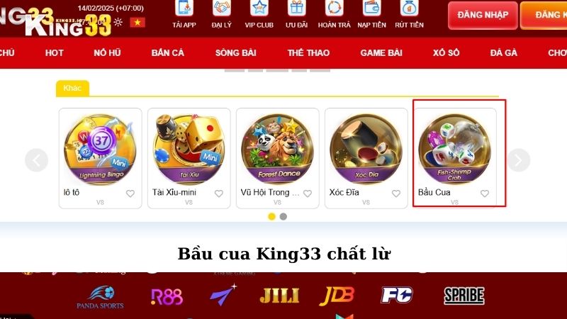 Bầu cua King33 chất lừ